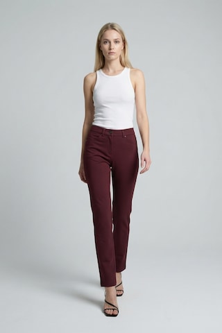 Seleste Kadın Pantolon 25y366 Bordo