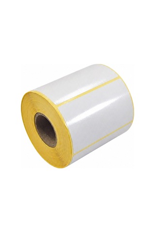 50x100mm Kuşe Etiket 1 Rulo 500 Sarım Ribonsuz Kargo, Lojistik, Depo Yapışkanlı