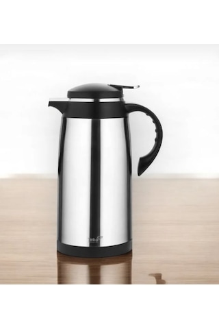 1.3litre İçi Cam Dışı Çelik Termos