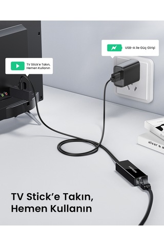 Ugreen Usb-a To Ethernet Rj45 Adaptör, 30985