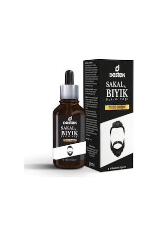 Destek Sakal ve Bıyık Bakım Yağı 50 ML Destek Sakal ve Bıyık Bakım Yağı 50 ML