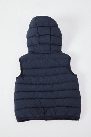 Benitto Kids Kapüşonlu Erkek Bebek Çocuk Yelek 51306 Lacivert