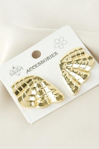 Gld-spt- Çiçek Metal Küpe - Gümüş Rengi 66726009