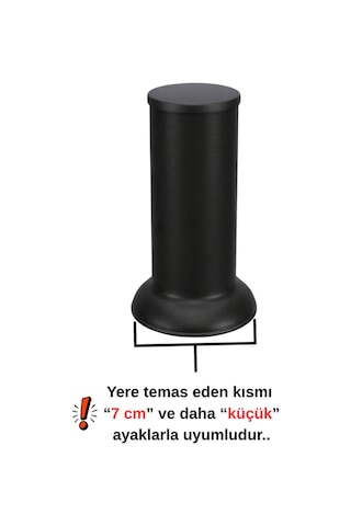 Doğal Ahşap Baza Ayağı Yükseltici 3,5 Cm Yükseltir Robot Süpürge Uyumlu Oyuklu Takoz 1 Adet Çam