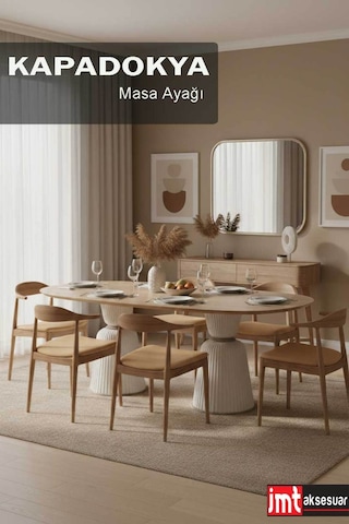 Kapadokpa 72 Cm 2 Adet Yemek Masası, Ofis Ve Toplantı Masası Ayağı Beyaz Beyaz
