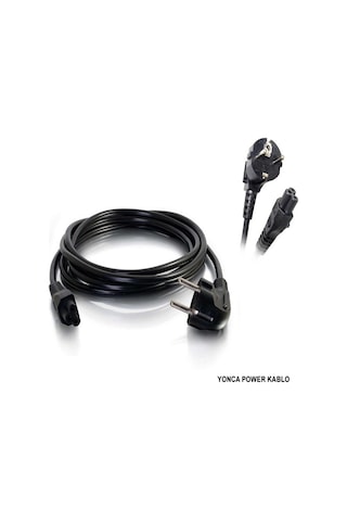 120 cm. Notebook Yonca Laptop 3 Girişli Adaptör POWER Güç Kablo