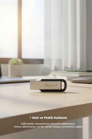 Ofis Dosya Saklama Veri Aktarımı Lexar Metal Usb 3.2 Gen1 Flash Bellek 150 Mb/s 32 Gb M400