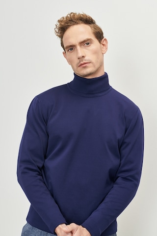 AC&Co / Altınyıldız Classics ERKEK LACI Standart Fit Normal Kesim Tam Balıkçı Yaka Yumuşak Dokulu Basic Triko Kazak Çok Renkli