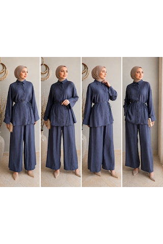 Viya Style Lacivert Alt-üst Takım