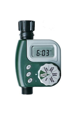 Geeksen Bahçe Sulama Zamanlayıcısı - Akıllı Su Tasarrufu Sağlayan, Avrupa Standartlarına Uygun, Dayanıklı Abs Malzeme