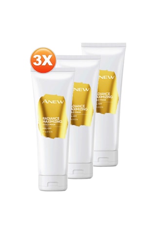 Anew Radiance Maximising Gold Yüz Maskesi 75 Ml. Üçlü Set