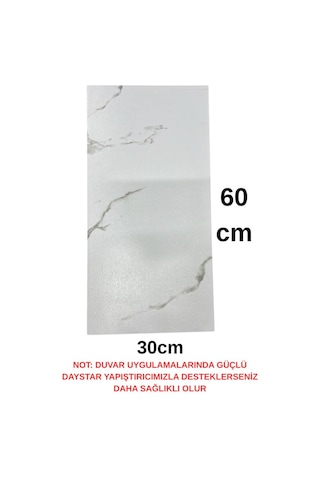 30cm X 60cm 1 Adet Yapışkanlı Colored-605 Floor Pvc Panel Yer Zemin Kaplama Paneli Arkası Kauçuklu