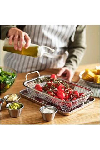 Ikea Grılltıder Paslanmaz Çelik 33x19 Cm Barbekü Sepeti