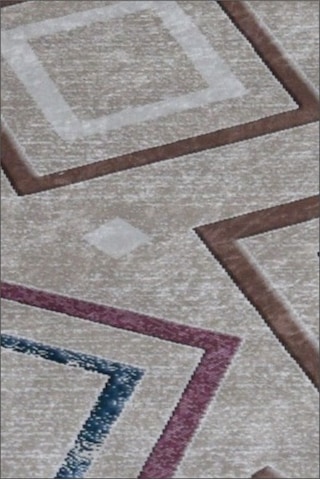 Dekoratif Milena Model Kaydırmaz Dot Taban Halı Çok Renkli