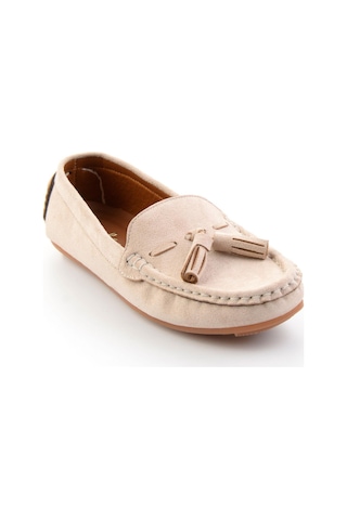 Bambi Bej Kadın Loafer Ayakkabı K01309000672 Bej