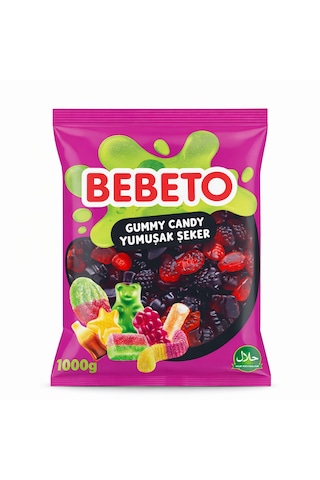 Jelibon Tekli Paket Meyve Aromalı 1 Kg Böğürtlen Jelibon Tekli Paket Meyve Aromalı 1 Kg Böğürtlen