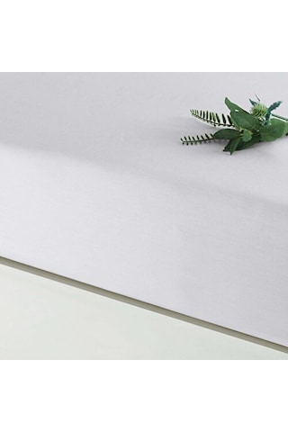 Linens Mix&match Pamuk Saten Tek Kişilik Lastikli Çarşaf Ekru