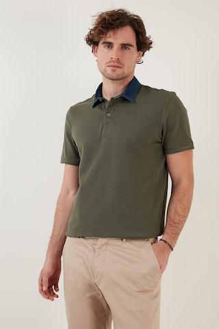 Buratti % 100 Pamuk Düğmeli Regular Fit Erkek Polo Yaka T Shirt 5902134 Haki