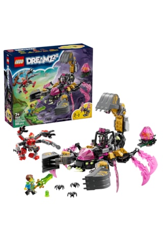 LEGO® DREAMZzz™ Kabus Akrep Kazıcı 71513 – 7 Yaş ve Üzeri Çocuklar için 3 Minifigür İçeren Yaratıcı Oyuncak Yapım Seti (505 Parça)
