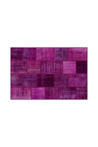 El Dokuması Patchwork Vintage Yün-pamuk Fuşya Halı 26677 120 X 180 Cm Pembe El Dokuması Patchwork Vintage Yün-pamuk Fuşya Halı 26677 120 X 180 Cm Pembe