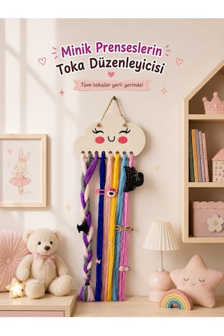 Minik Prensesler İçin Toka Düzenleyici , Organizer Çok Renkli