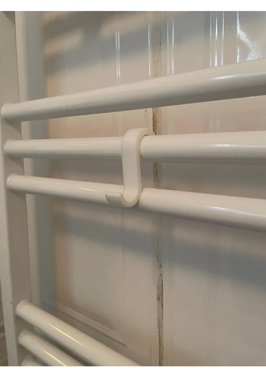 Havlupan Askısı 6'lı Açık Beyaz