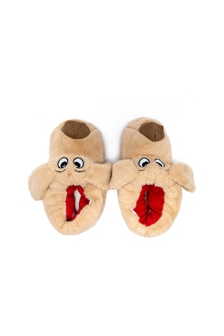 Karamel Erkek Hayvanlı Panduf Bej 41/46 Bej