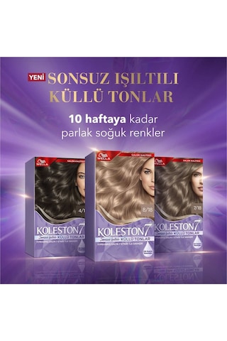 Koleston Kit 7/18 Işıltılı Inci Küllü Kumral