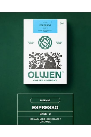 Olwen Espresso Çekirdek Kahve Kahve Base 2 - 1 Kg Kremalı Sütlü Çikolata, Karamel ,yoğun