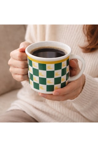 Dyris Yeşil Kare Desenli Porselen Kahve Kupası 8 Cm Americano Ve Filtre Kahve Kupa Açık Yeşil Dyris Yeşil Kare Desenli Porselen Kahve Kupası 8 Cm Americano Ve Filtre Kahve Kupa Açık Yeşil