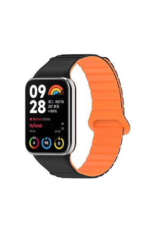 Xiaomi Mi Band 8 Pro İle Uyumlu Silikon Kordon Strap Kayış