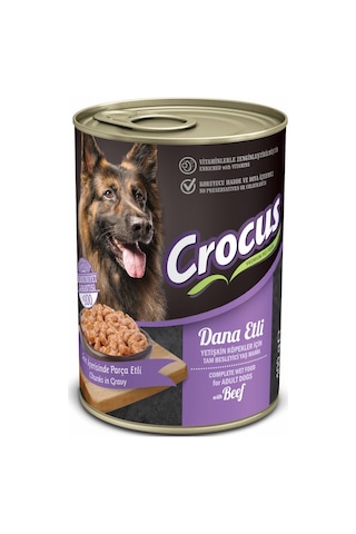 Crocus - 804 - Yetışkın Köpek Dana Etlı Yaş Mama 400 Gr X - Shopılke - 4 Adet Crocus - 804 - Yetışkın Köpek Dana Etlı Yaş Mama 400 Gr X - Shopılke - 4 Adet