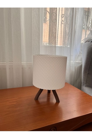 Modern Lüks Yatak Odası Abajur-475 Beyaz