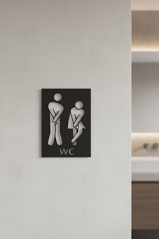 Wc Tabelası, Tuvalet Levhası, Kadın Erkek Tabela, Yönlendirme Levhaları 42