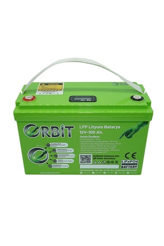 Orbit 12 V 100 Ah Lifepo4 Akü-abs Kasa
