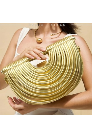 Willowhaven Beyaz Lüks Kadın El Çantası - Büyük Kapasiteli Pu Gece Çantası, Düğün, Davet, Günlük Kullanım Beyaz