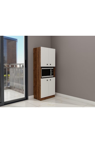 Perge Mikrodalga Dolabı Amalfi-beyaz