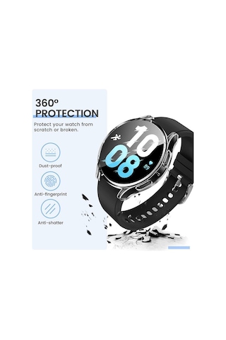 Sm Galaxy Uyumlu Watch 7 41 Mm İçin Full Kaplama Bumper Darbe Emici Silikon Kılıf