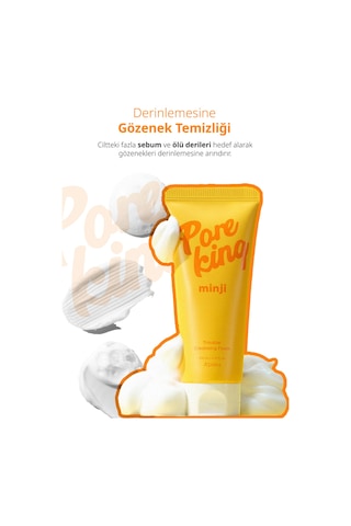 Gözenek Arındıran&siyah Nokta Karşıtı Temizleme Köpüğü A'pıeu Pore King Minji Trouble Cleansing Foam