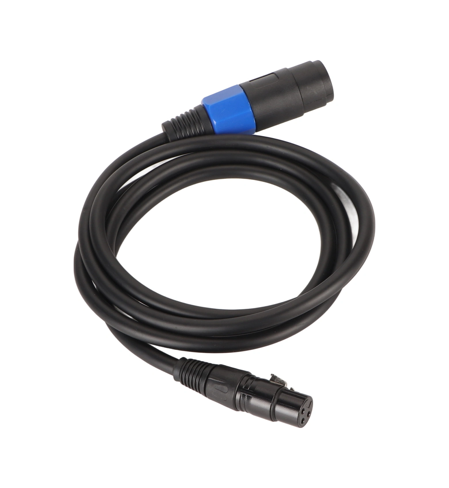 Vkemall Profesyonel Speaker Kablosu: Speakon Dişi - Xlr Dişi, 1.8m Uzunluk, Dj/stage/pa Sistemi, Hifi Ses Aktarımı