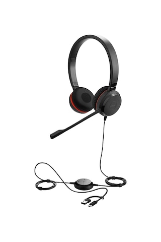 Jabra Evolve 30 Iı Duo Ns Usb-c/a Çağrı Merkezi Kulaklığı