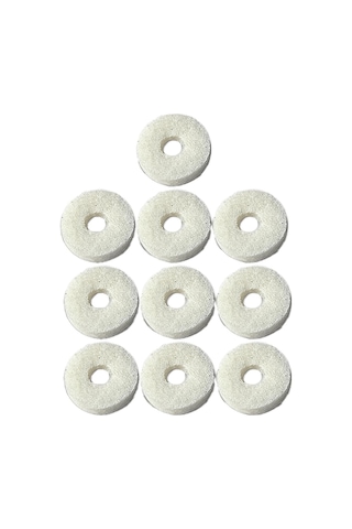 Homyl 10 Adet Parmak Düğmeleri Keçe Rondelalar, Yastık,