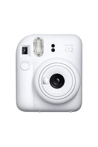 Fujifilm Instax Mini 12 Fotoğraf Makinesi + 10'lu Film Mini Albüm + Deri Kılıf Seti Beyaz