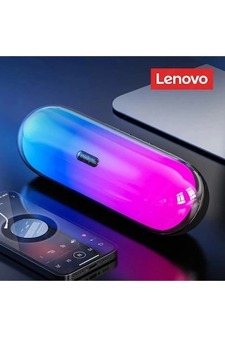 Lenovo Bluetooth Hoparlör Kablosuz Speaker Ts40 Pro Renkli Mikrofonlu Ses Sistemi Oyun Aksesuarı