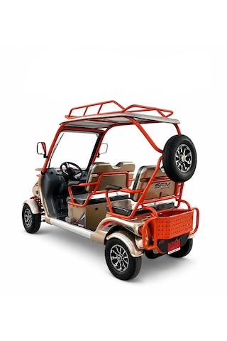 Sfm SF 500 Elektrikli Mini Araç Kahverengi