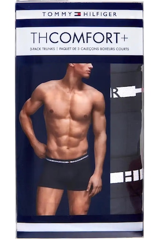Tommy Hilfiger Tommy Hılfıger Comfort Erkek 3 Lü Boxer 09T3813 410 Çok Renkli