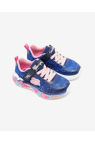 Skechers Eternal Heart Lıghts Büyük Kız Çocuk Lacivert Işıklı Spor Ayakkabı 302696l Nvmt Lacivert
