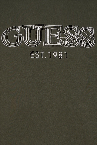 Guess Fleece Erkek Yeşil Sweatshirt M5bq08k9z21-a81u Yeşil