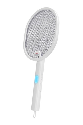Asonıc As-a26 Beyaz 3000v Raket Tipi Uv Mor Işıklı 1200mah Bataryalı Şarj Edilebilir Katlanabilir Si