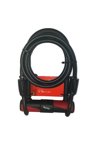 Epic Uvy U-kilit Anahtarlı Siyah